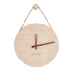 horloge bois suspendu