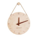 horloge bois suspendu chiffres