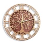 Horloge bois Arbre de vie